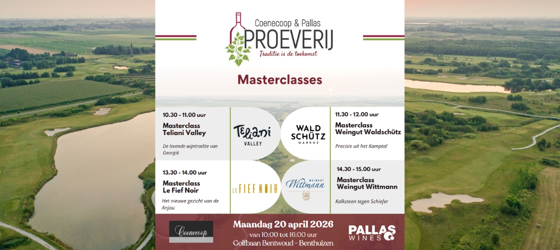 Coenecoop & Pallas overzichtsproeverij | Masterclasses