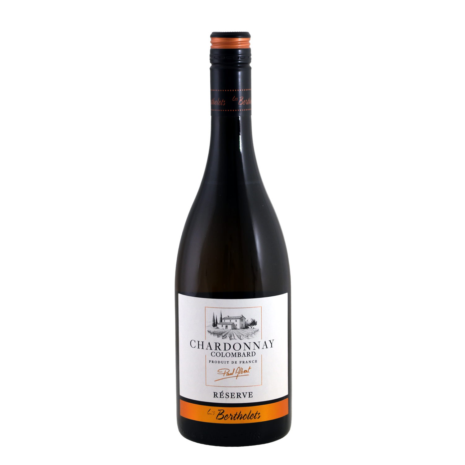 Les Bertholets Chardonnay Colombard IGP PAYS D OC