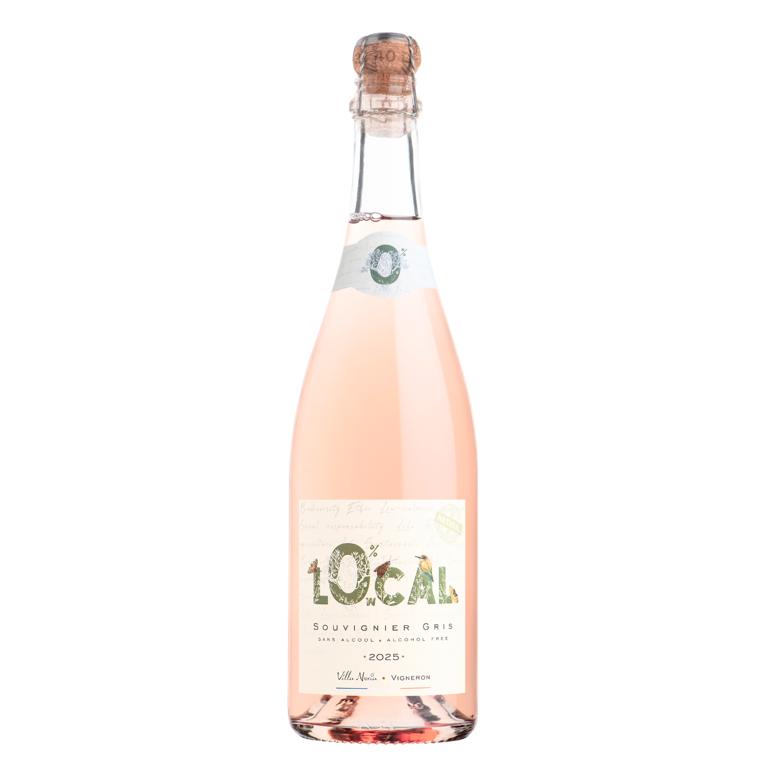 BIO LowCal Sparkling Souvignier Gris rosé 0%