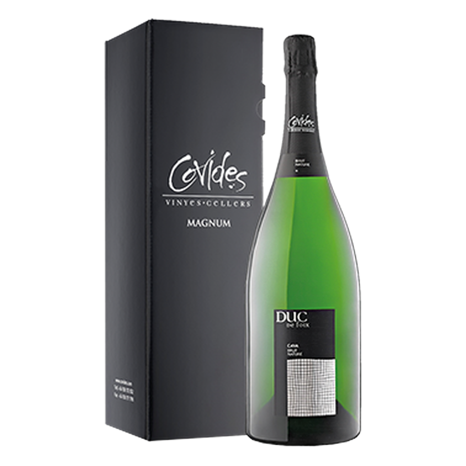 Cava Duc de Foix Brut Nature Magnum giftpack UA