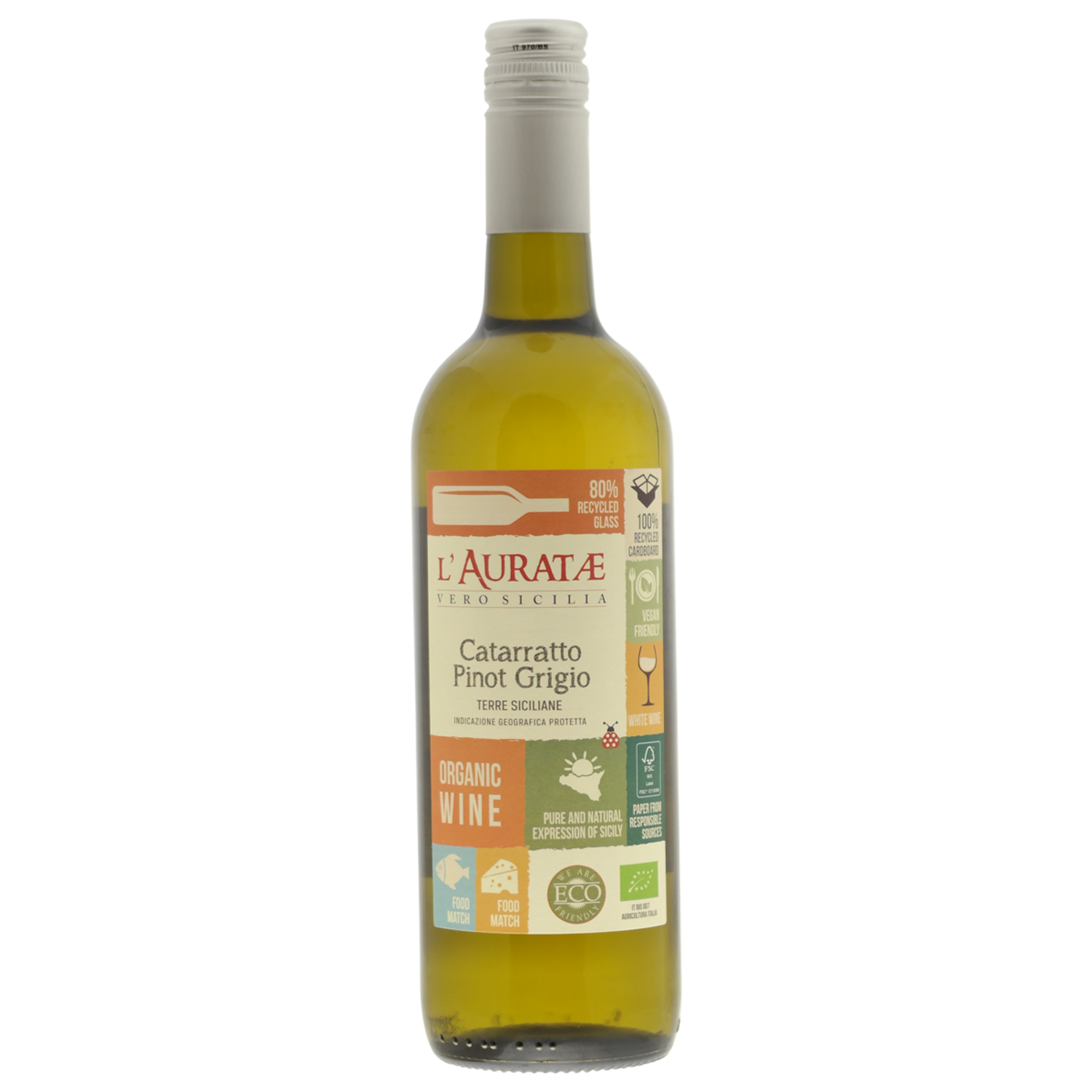 BIO l'Auratae Catarratto/Pinot Grigio