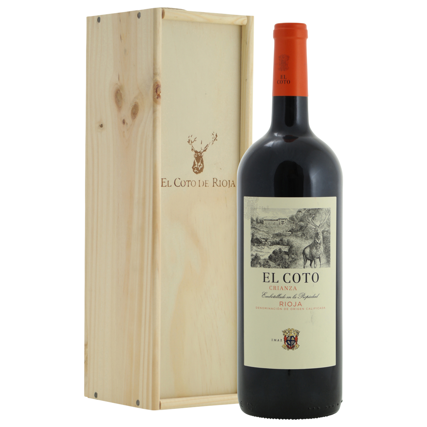 El Coto Crianza Magnum Wooden Giftbox