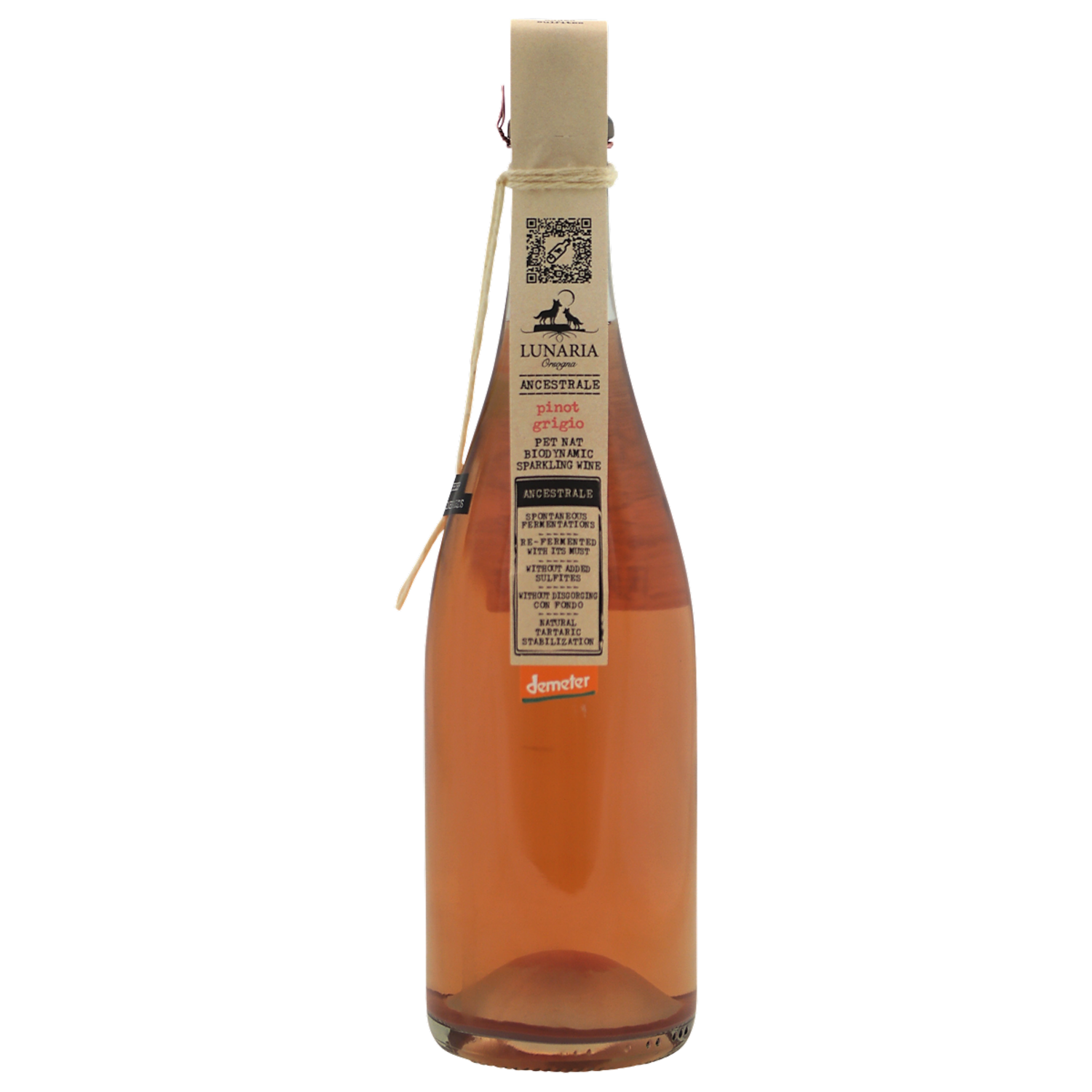 BIO-DEM Lunaria Ramoro Ancestrale Pet-Nat rosé