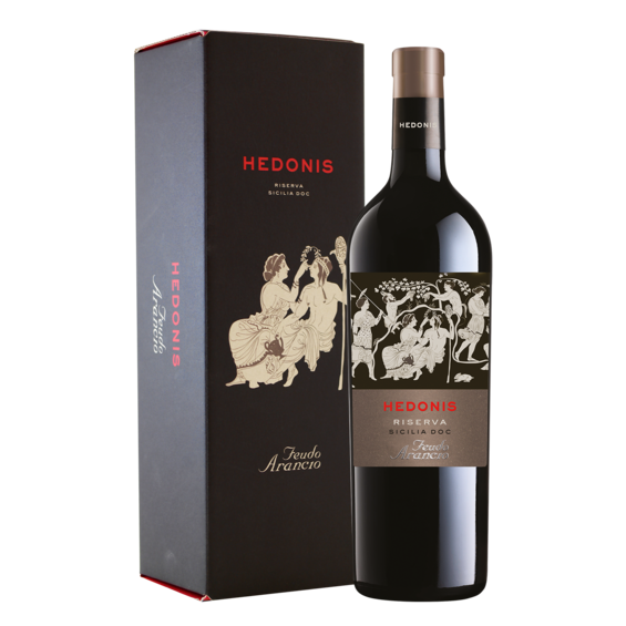 Feudo Arancio Hedonis Sicilia DOC giftbox OV
