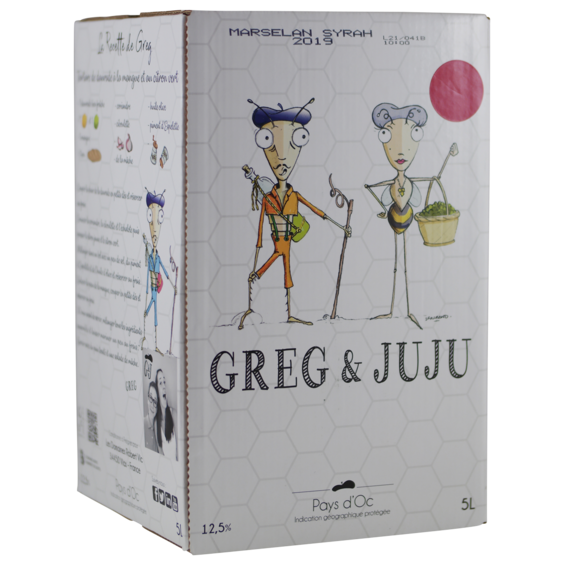 Greg & Juju Marselan/Syrah (BIB 5 liter)