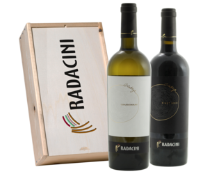 Radacini Vintage Chardonnay & Pinot Noir (in geschenkkist)